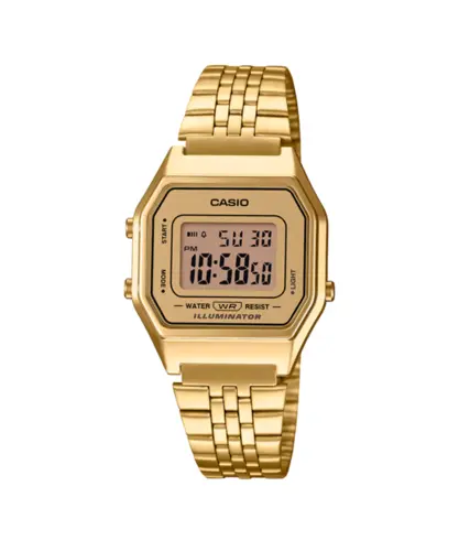Relógio Casio Mini Vintage Digital Dourado