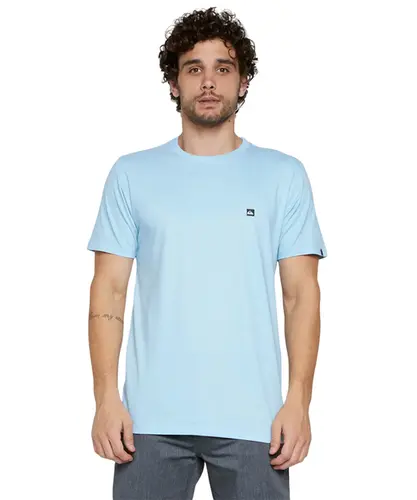 Camiseta Quiksilver Transfer Square Color Azul Claro