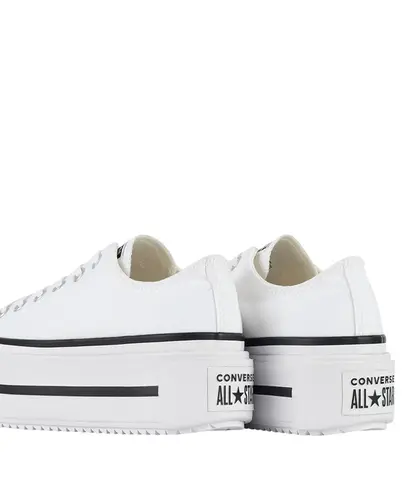 Tênis Converse All Star Lift Double Stack Ox Foundation Branco Preto