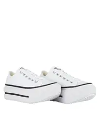 Tênis Converse All Star Lift Double Stack Ox Foundation Branco Preto