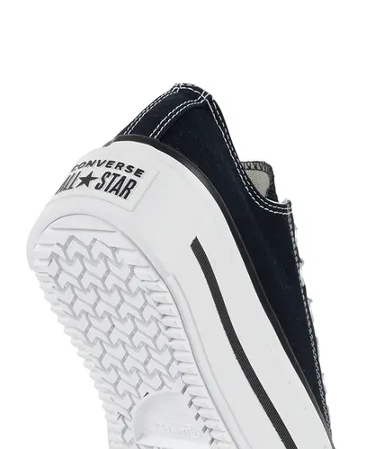 Tênis Converse  All Star Lift Double Stack Ox Foundation Preto Branco