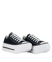Tênis Converse  All Star Lift Double Stack Ox Foundation Preto Branco