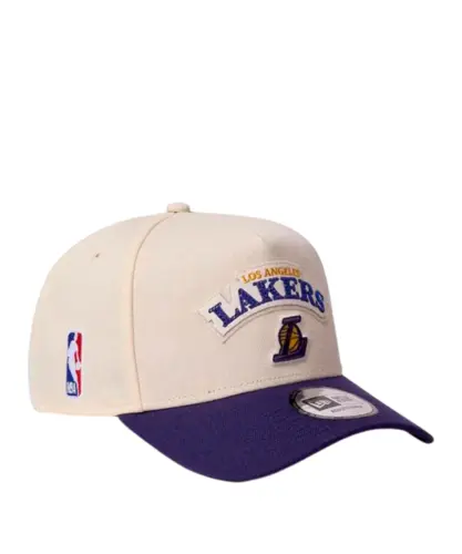 Boné New Era 940AF NBA Lakers Rhinestone Off White