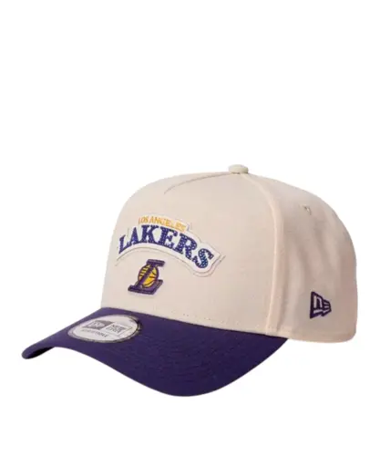 Boné New Era 940AF NBA Lakers Rhinestone Off White