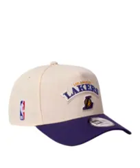 Boné New Era 940AF NBA Lakers Rhinestone Off White
