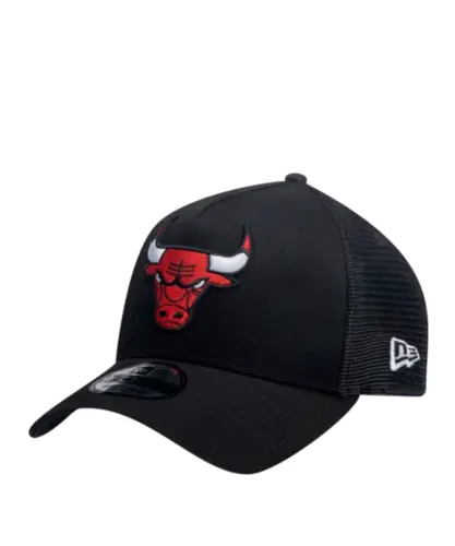 Boné New Era 9FORTY A-Frame Trucker Chicago Bulls NBA Preto