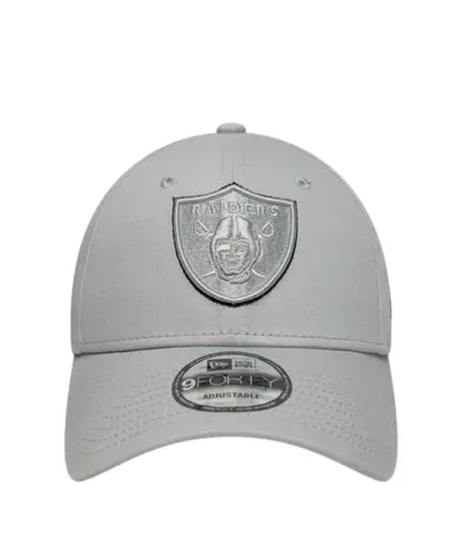 Boné New Era 940CS NFL Raiders Team Outline Cinza