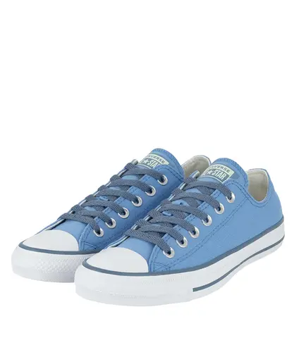 Tênis Converse Chuck Taylor All Star Ox Seasonal +1 Azul Aberto