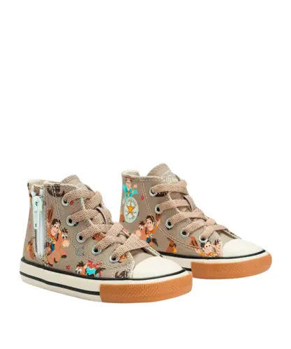 Tênis Converse All Star Chuck Taylor Toy Story Verde Cargo Vintage Marfim Caramelo
