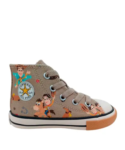 Tênis Converse All Star Chuck Taylor Toy Story Verde Cargo Vintage Marfim Caramelo