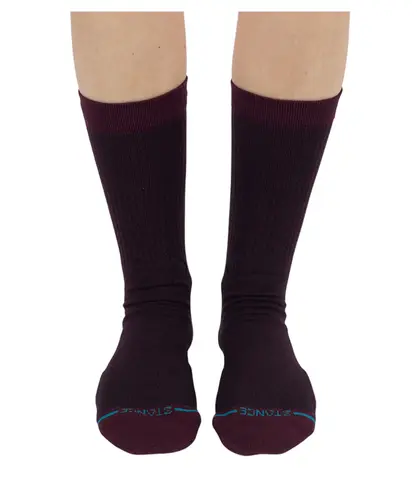 Meia Stance Shelter Figo Vinho