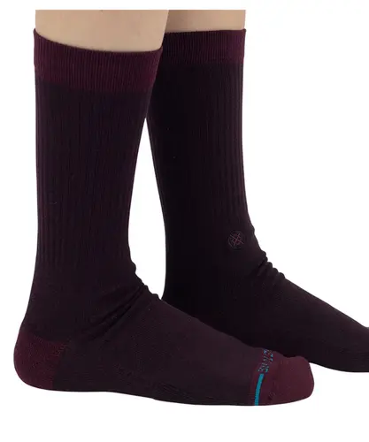 Meia Stance Shelter Figo Vinho