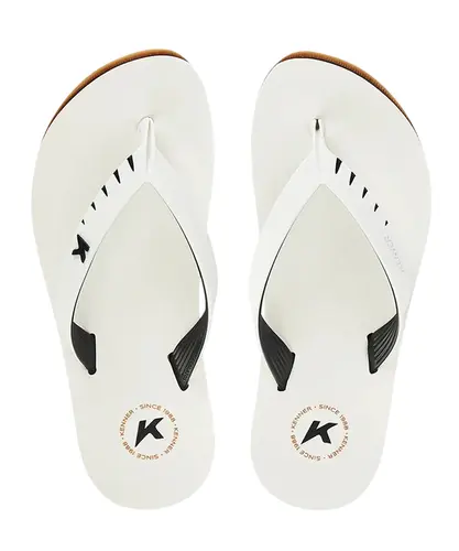 Chinelo Kenner Red High Crepe Branco