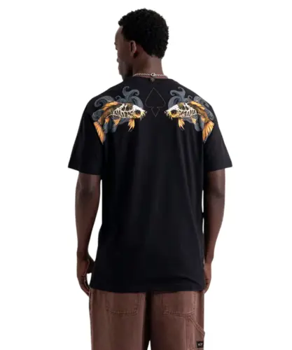 Camiseta MCD Especial Manga Japonesa Carpas Preto