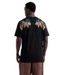 Camiseta MCD Especial Manga Japonesa Carpas Preto