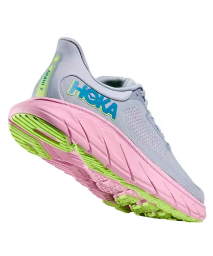 Tênis Hoka Arahi 7 Cinza Rosa