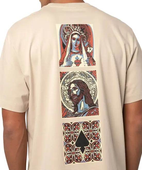 Camiseta MCD Santa Cristo Espada Areia Catedral - Camiseta MCD