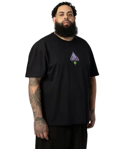 Camiseta MCD Oversized Pássaro Bailon Preto