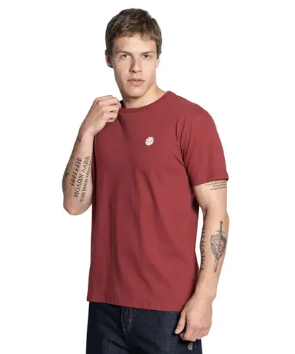 Camiseta Element Basic Crew Color Vinho