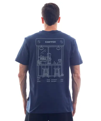Camiseta Kayland Essential Coffee Marinho