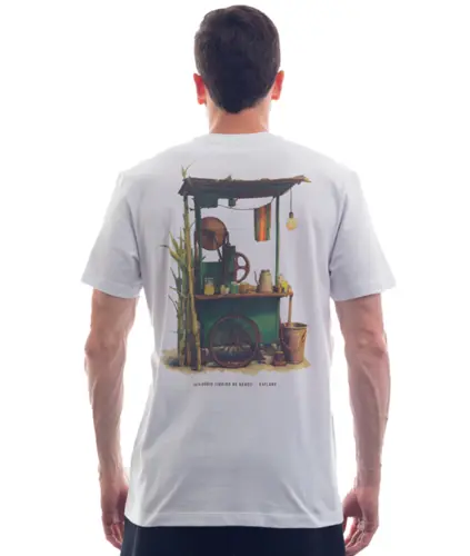 Camiseta Kayland Essential Caldo De Cana Branco
