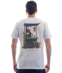 Camiseta Kayland Essential Caldo De Cana Branco