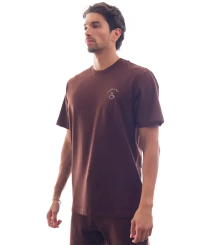 Camiseta Kayland Malhão Xícara Marrom Café