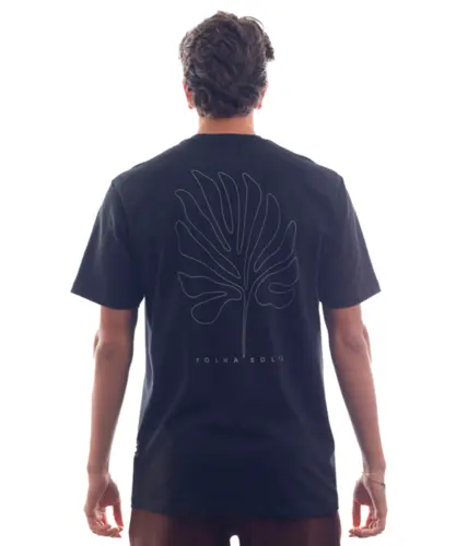 Camiseta Kayland Malhão Folha Solta Preto