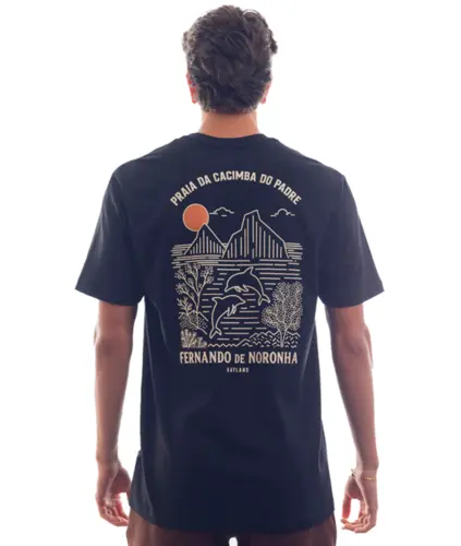 Camiseta Kayland Malhão Noronha Preto