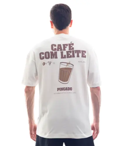 Camiseta Kayland Wide Pingado Off White