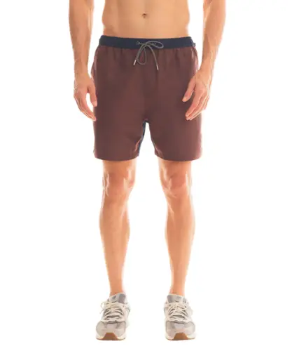 Shorts Kayland Volley Bicolor Marrom Marinho
