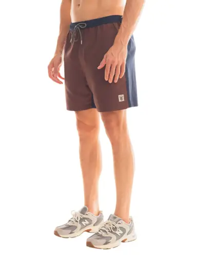 Shorts Kayland Volley Bicolor Marrom Marinho