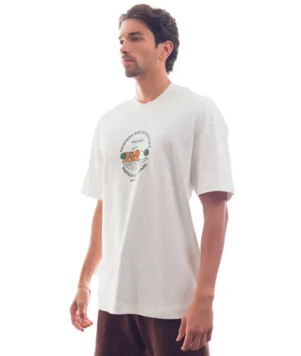 Camiseta Kayland Wide Chapada dos Guimarães Off White
