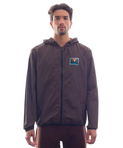 Jaqueta Kayland Windbreaker View Marrom Colina