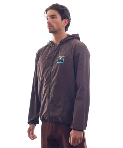 Jaqueta Kayland Windbreaker View Marrom Colina