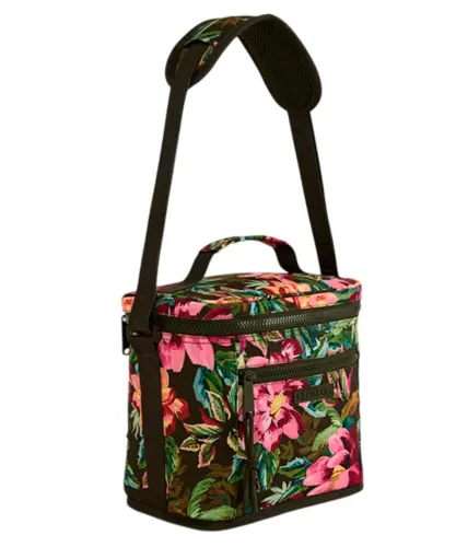 Mini Cooler Farm Farofa Painted Flower Verde
