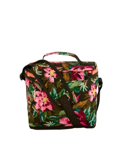 Mini Cooler Farm Farofa Painted Flower Verde