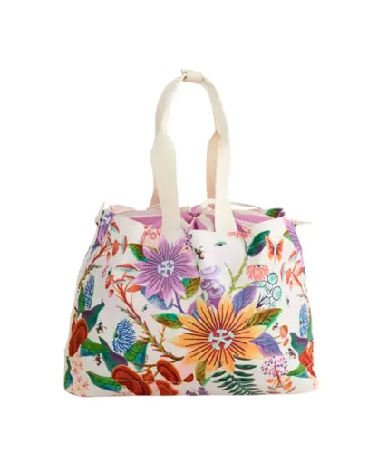 Bolsa Farm Carioca Jardim Brilhante Off White