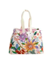 Bolsa Farm Carioca Jardim Brilhante Off White
