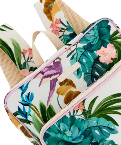 Mochila Farm Ginga Jardim Brilhante Off White