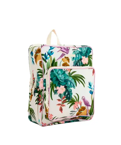 Mochila Farm Ginga Jardim Brilhante Off White