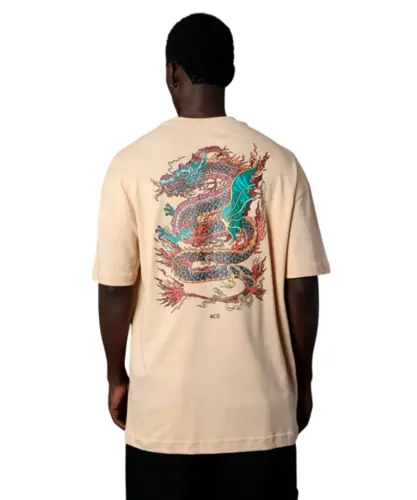 Camiseta Boxfit MCD x Bailon Dragão Chines Creme Arcanjo
