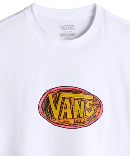 Camiseta Vans Scribblex SS White