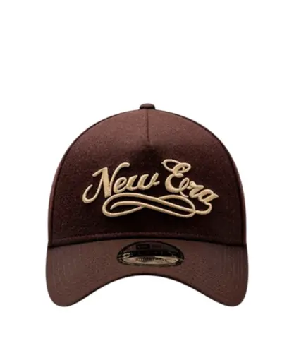 Boné New Era 9FORTY A-Frame Wool Energy Branded Marrom