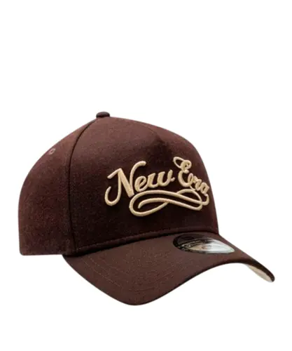 Boné New Era 9FORTY A-Frame Wool Energy Branded Marrom