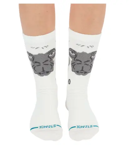 Meia Stance Star Wars Tauntaun Crew White