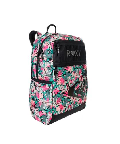 Mochila Roxy Esportiva Paradise Preto Rosa