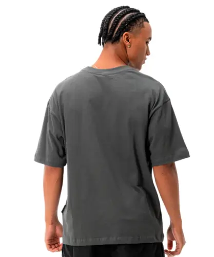 Camiseta Oakley Thermonuclear Logo Cinza Escuro