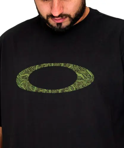Camiseta Oakley Ellipse Motherboard SS Tee Preto
