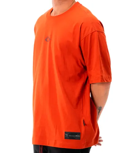 Camiseta Oakley Bunker Project Vermelho Queimado